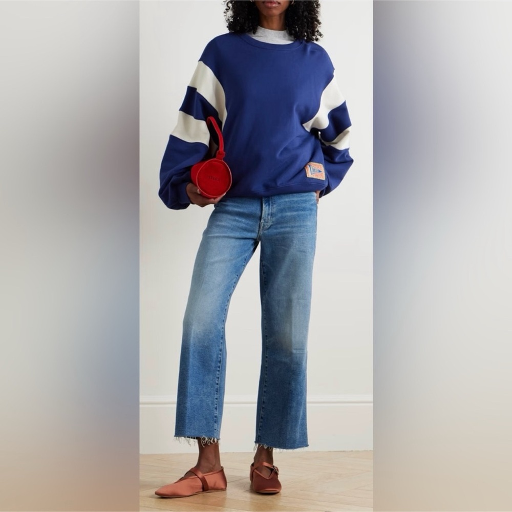 Mother Maven Ankle Fray in Bitchin'   Blue Women's Jeans Size 28